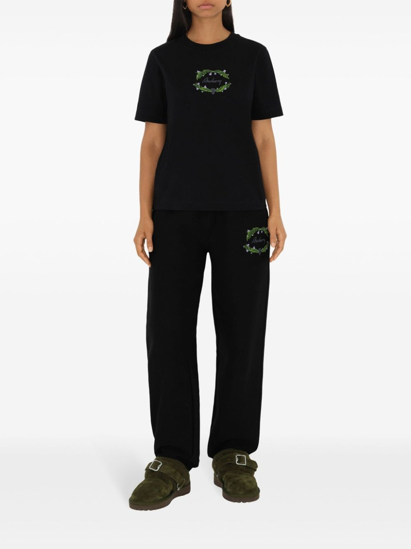 Burberry logo-embroidered track pants outlook