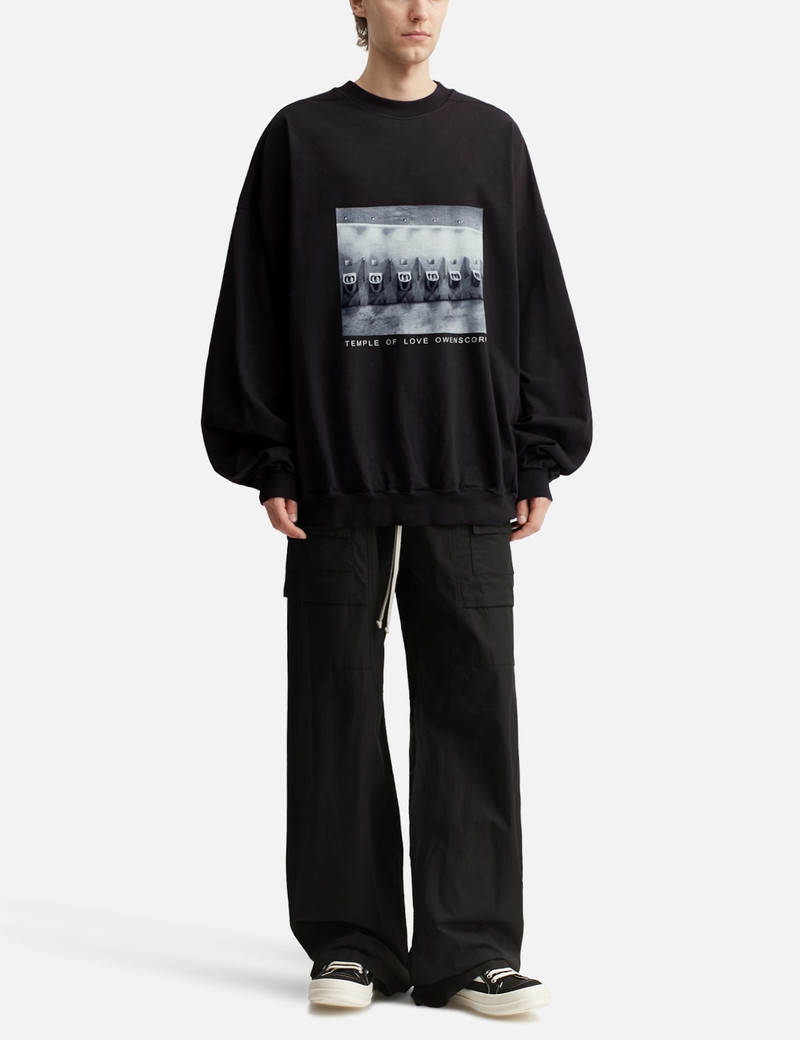 Rick Owens DRKSHDW HUN CREWNECK SWEATSHIRT outlook