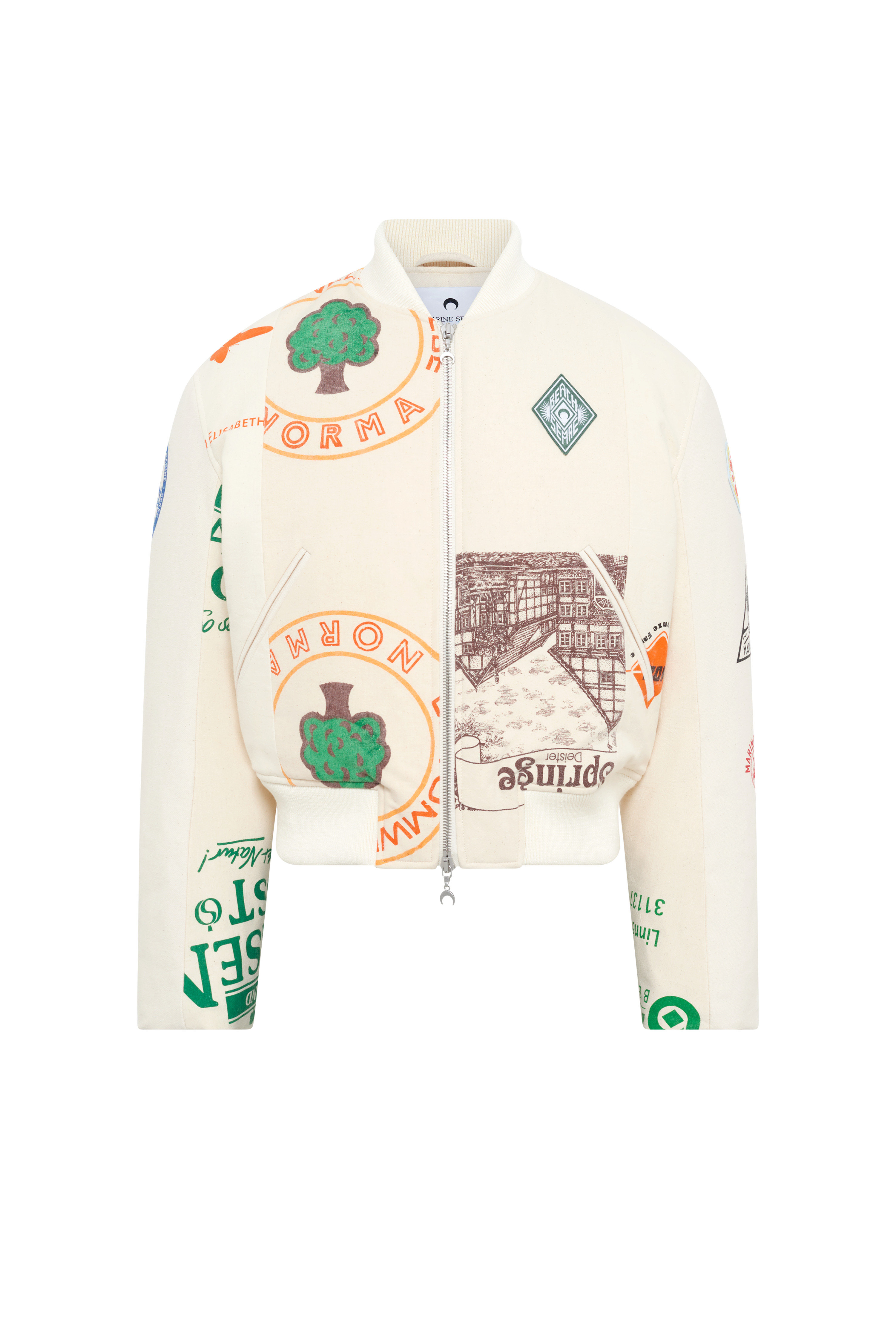 Regenerated Tote Bags Bomber Jacket - 9