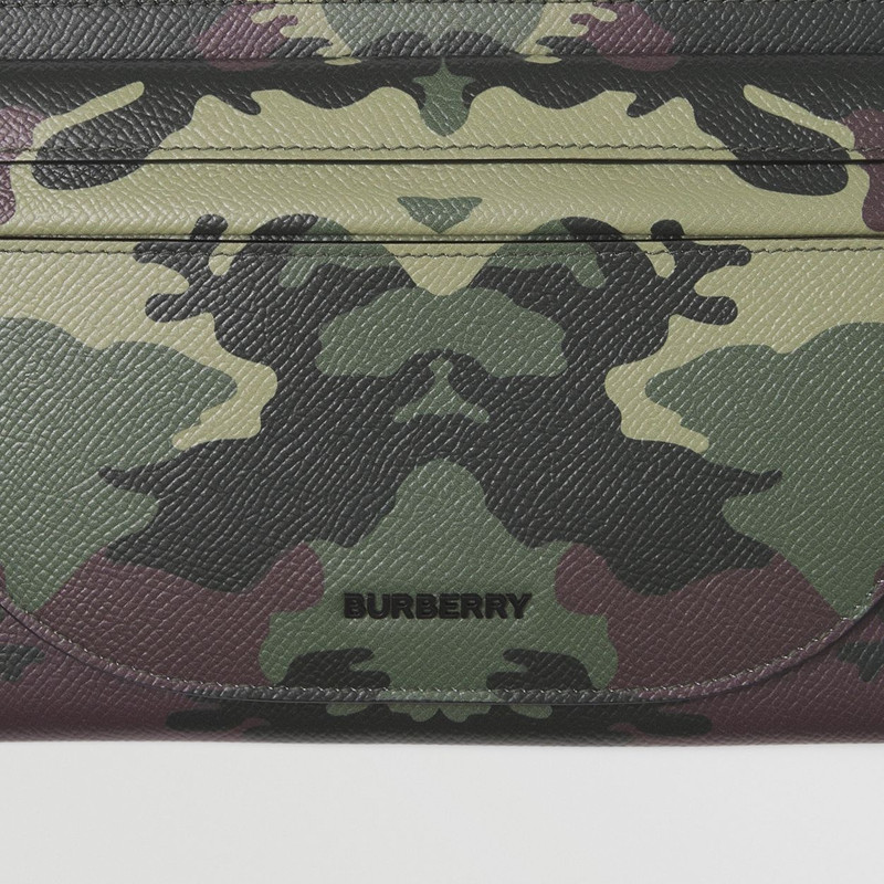 Burberry Camouflage Print Leather Olympia Belt Bag outlook