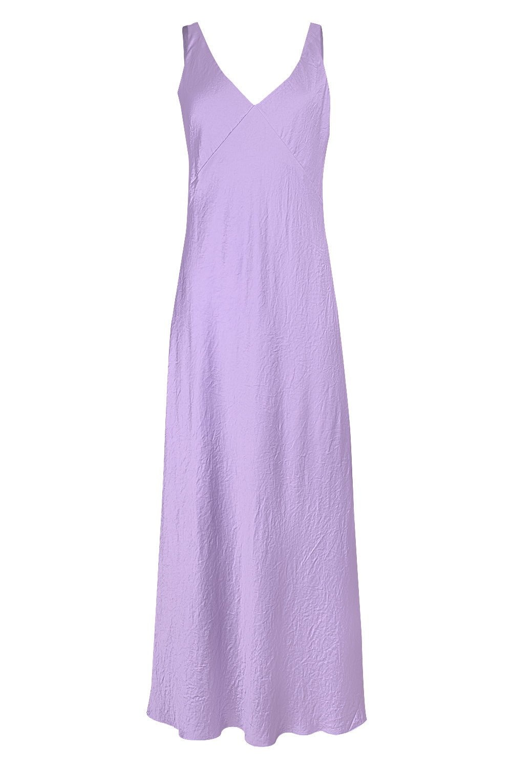 Vneck Bias Maxi Dress - 1