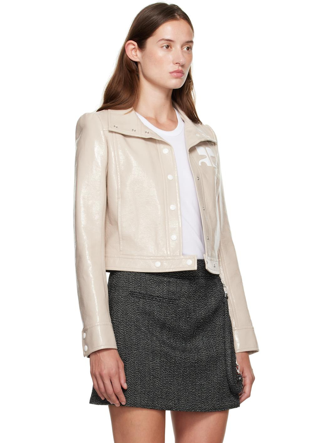 Beige Reedition Vinyl Jacket - 2