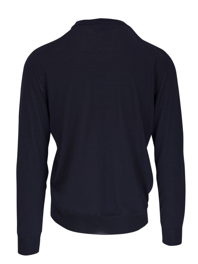 Brioni round-neck knit jumper outlook