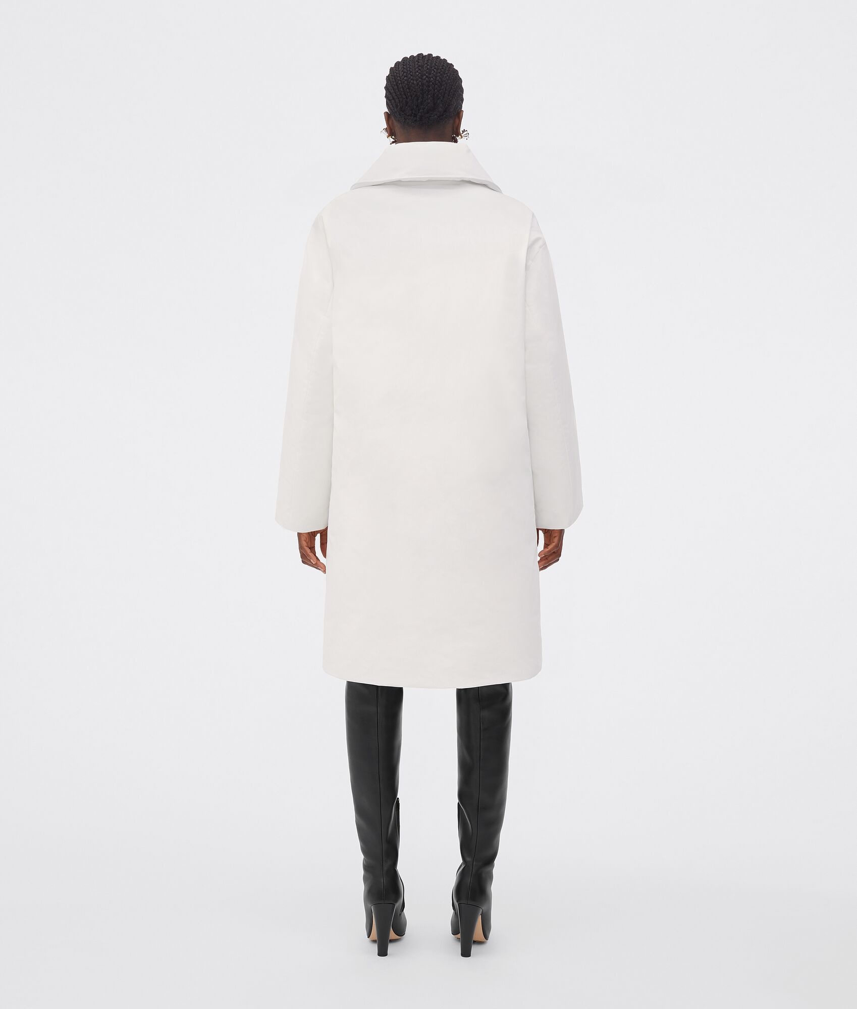 Frosted Poplin Puffer Coat - 3