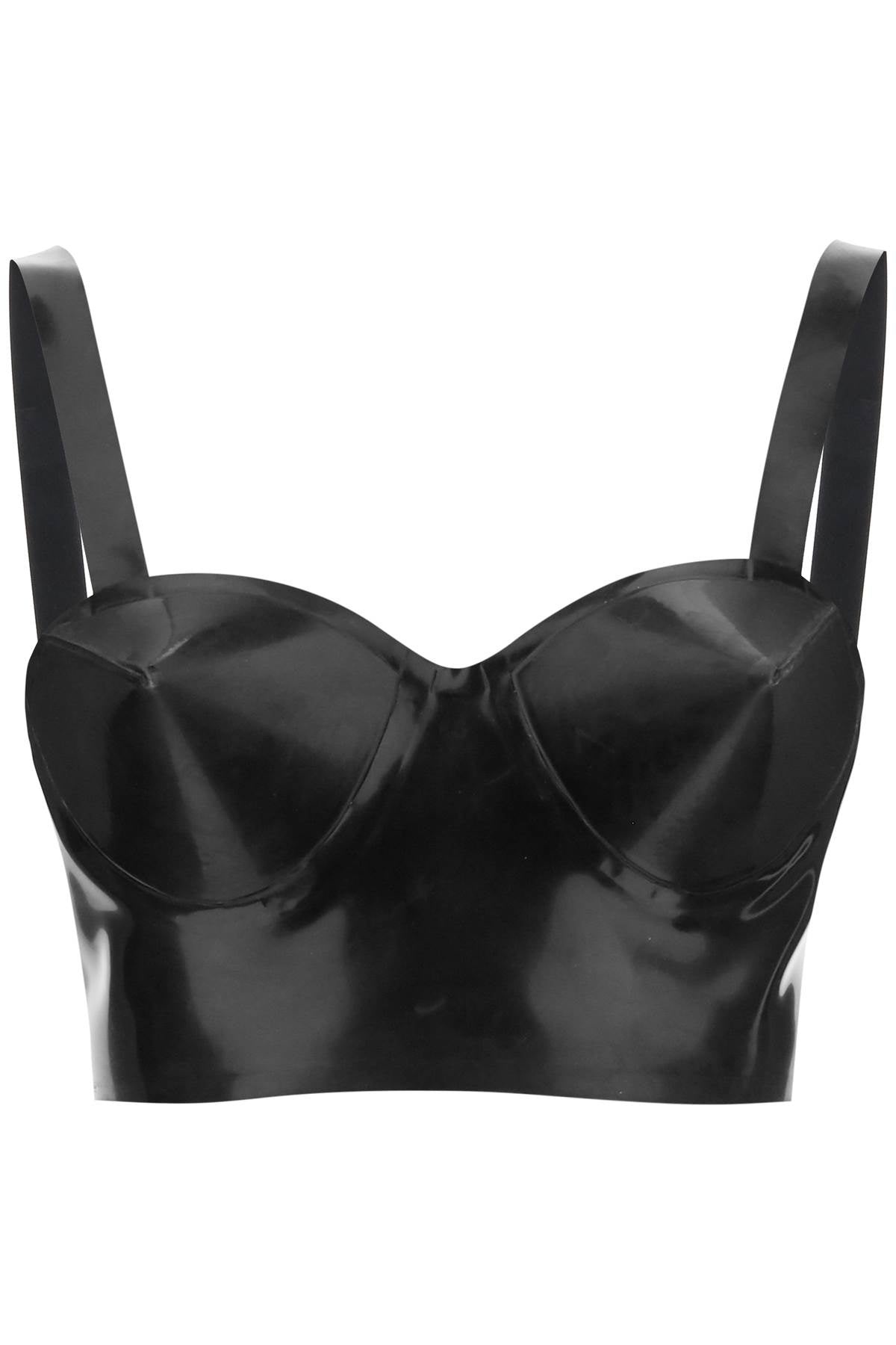 Maison Margiela Latex Top With Bullet Cups Women - 1
