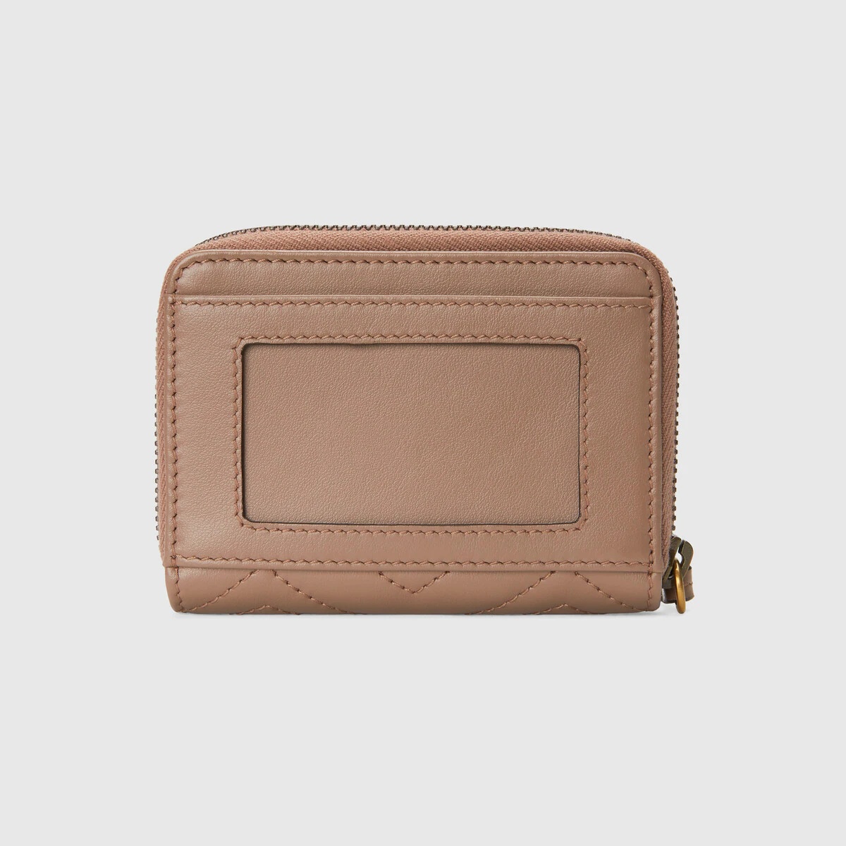 GG Marmont matelassé zip card case - 3