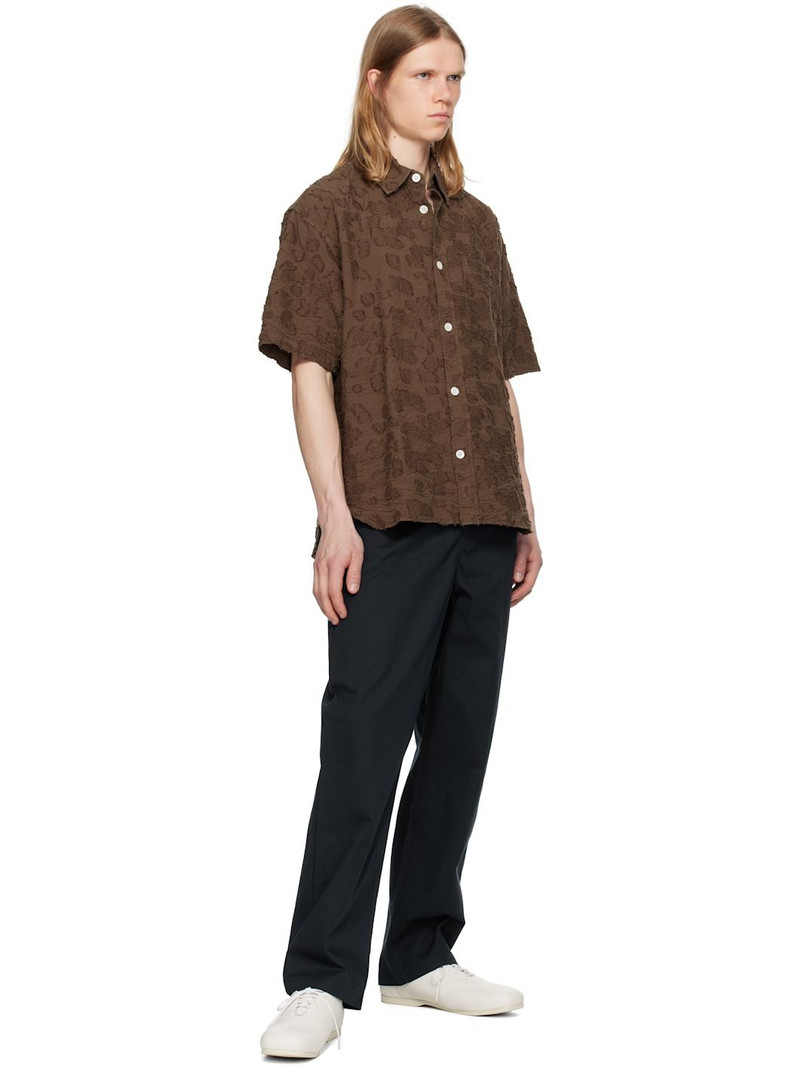 NORSE PROJECTS Brown Mo Oversized Fil Coupe S/S Shirt outlook