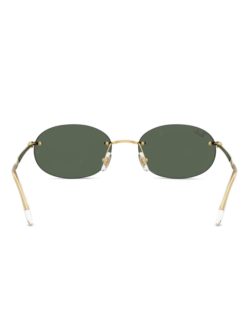 oval-frame sunglasses - 4