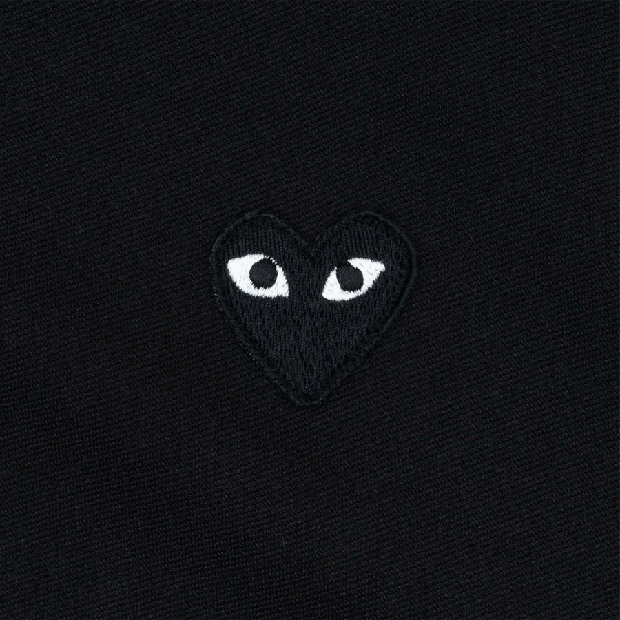 BLACK HEART BACK LOGO ZIP-UP HOODIE - 4