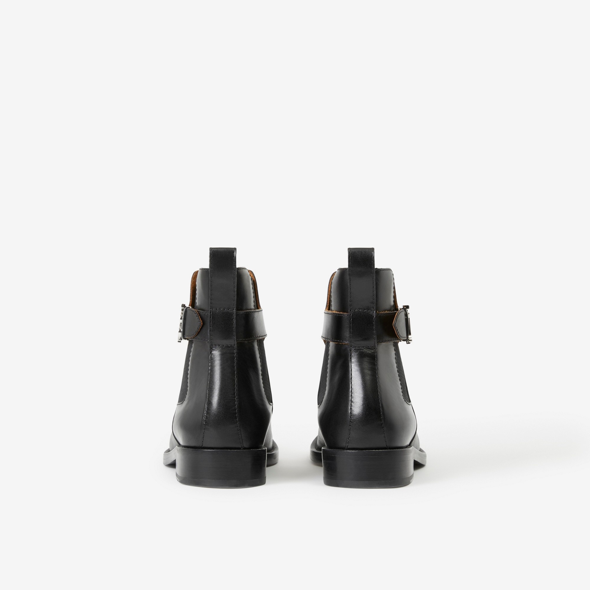 Monogram Motif Leather Chelsea Boots - 3