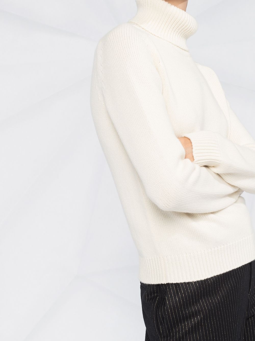 cashmere turtleneck jumper - 3