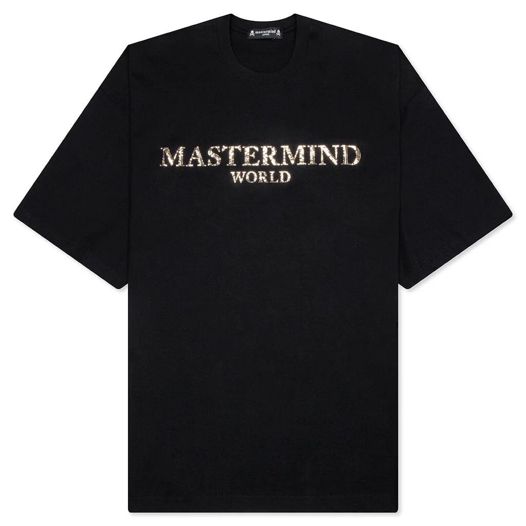 OVERSIZED MIRROR LOGO S/S TEE - BLACK - 1