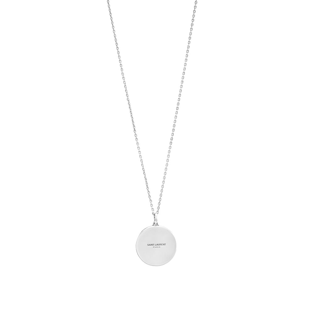 Saint Laurent Medallion Pendant Necklace - 2