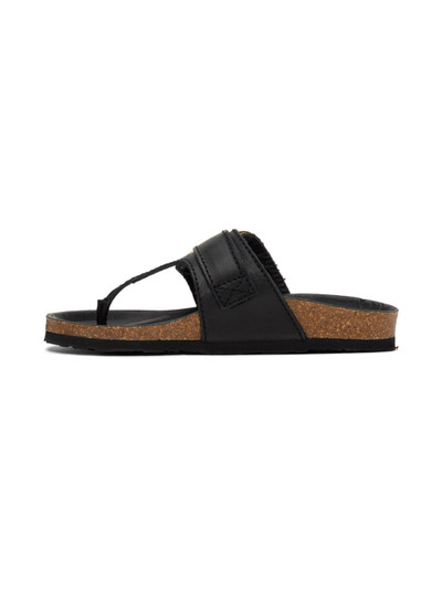 See by Chloé Black Chany Fussbett Thong Sandals outlook