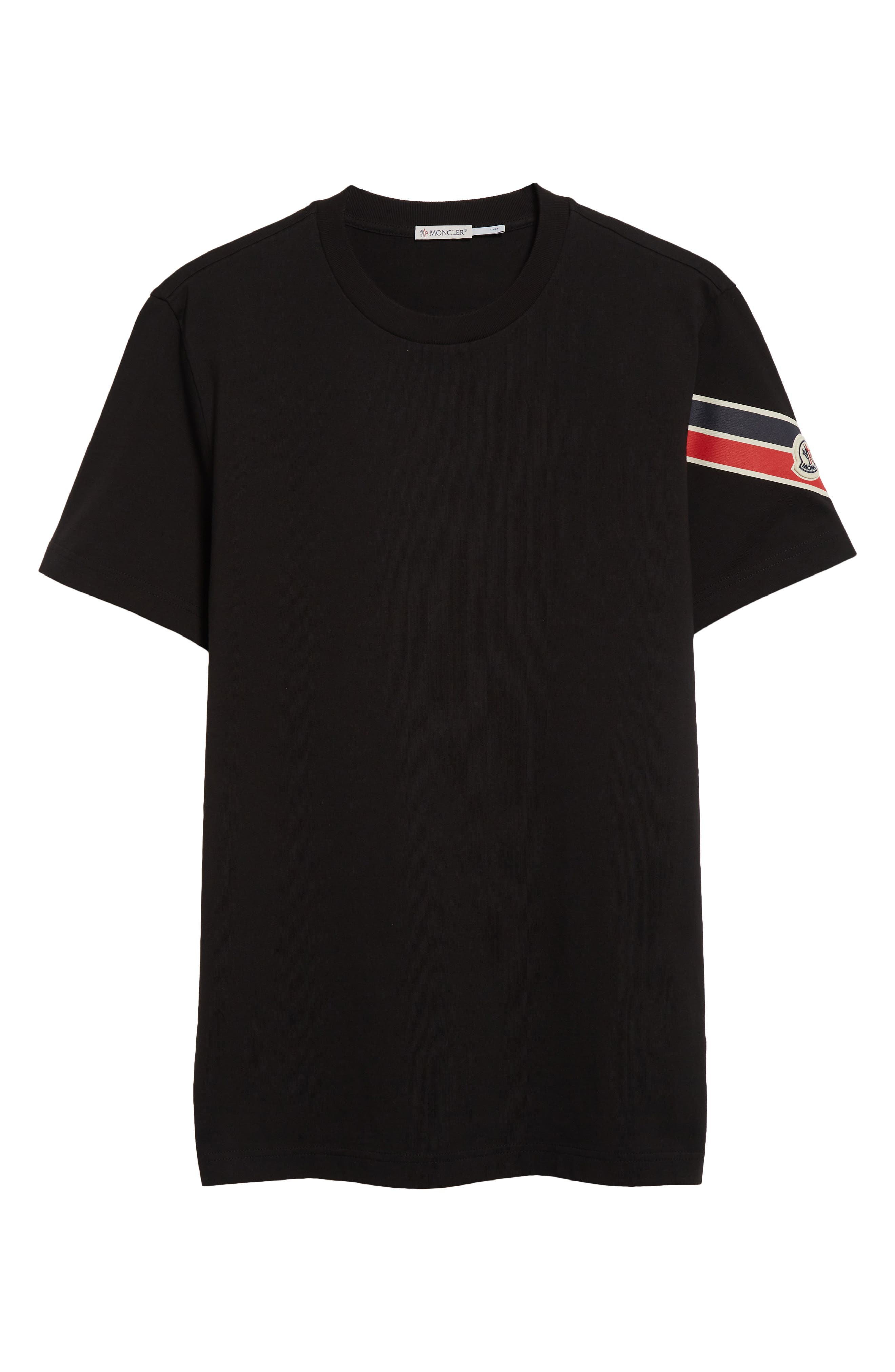 Stripe Logo Cotton T-Shirt - 5