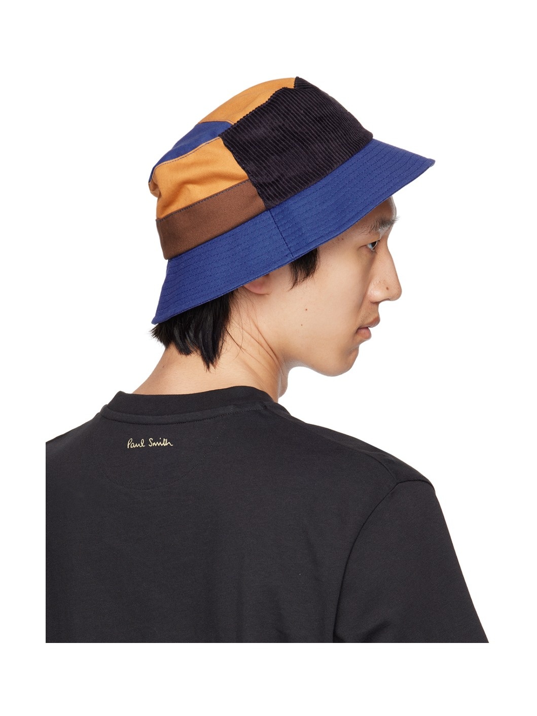 Multicolor Color Block Bucket Hat - 3