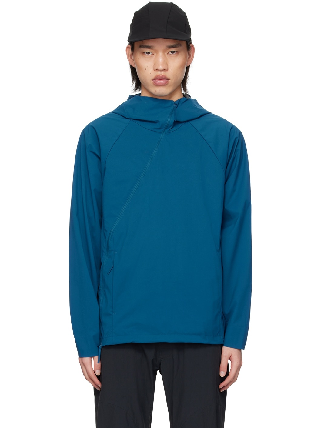 ジャケット・アウター POST ARCHIVE FACTION 6.0 nylon jacket POST ARCHIVE FACTION (PAF) Black 6.0 Technical Left Jacket