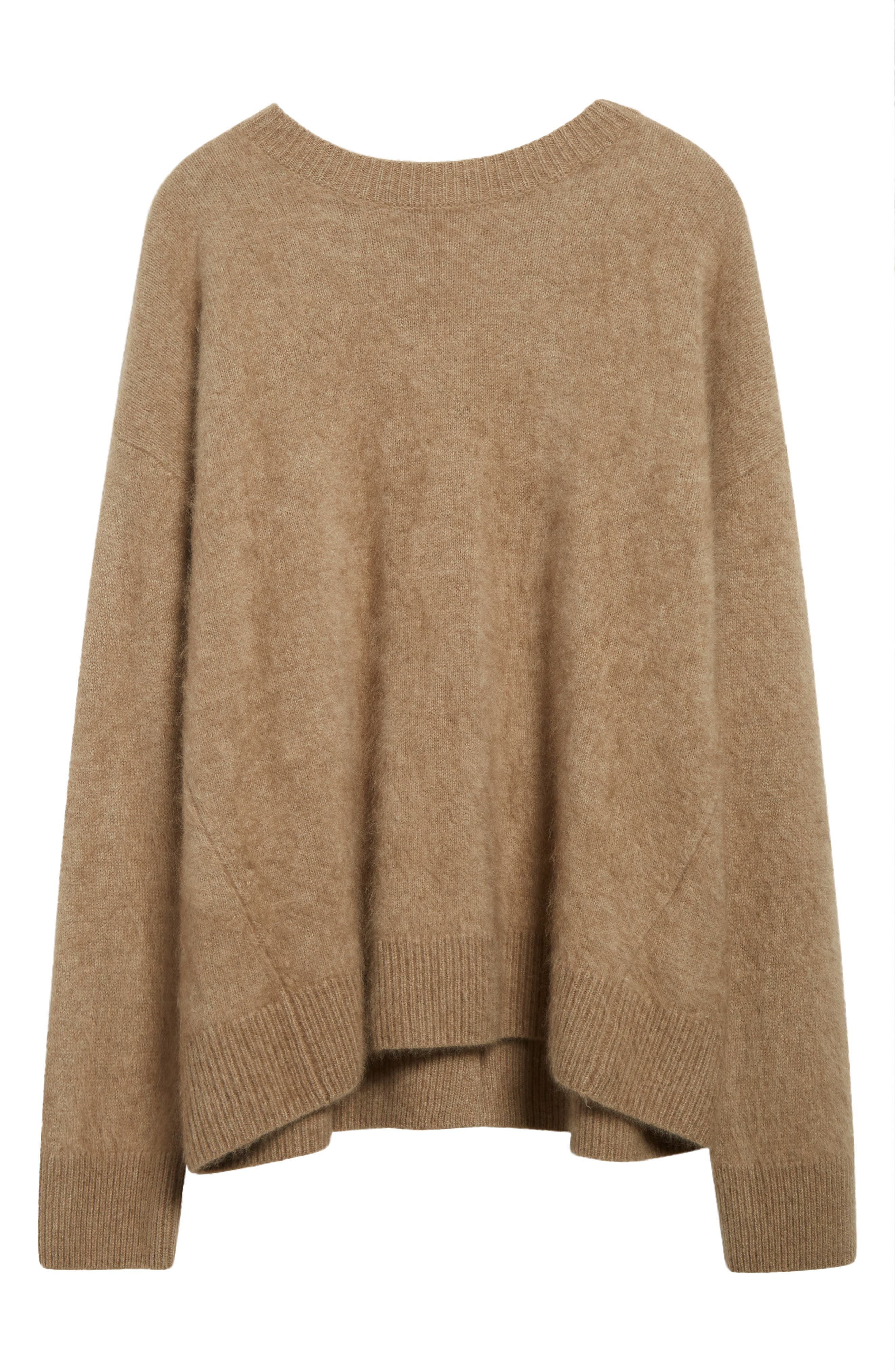 Max Mara Dante Oversize Cashmere Sweater in Beige at Nordstrom - 6