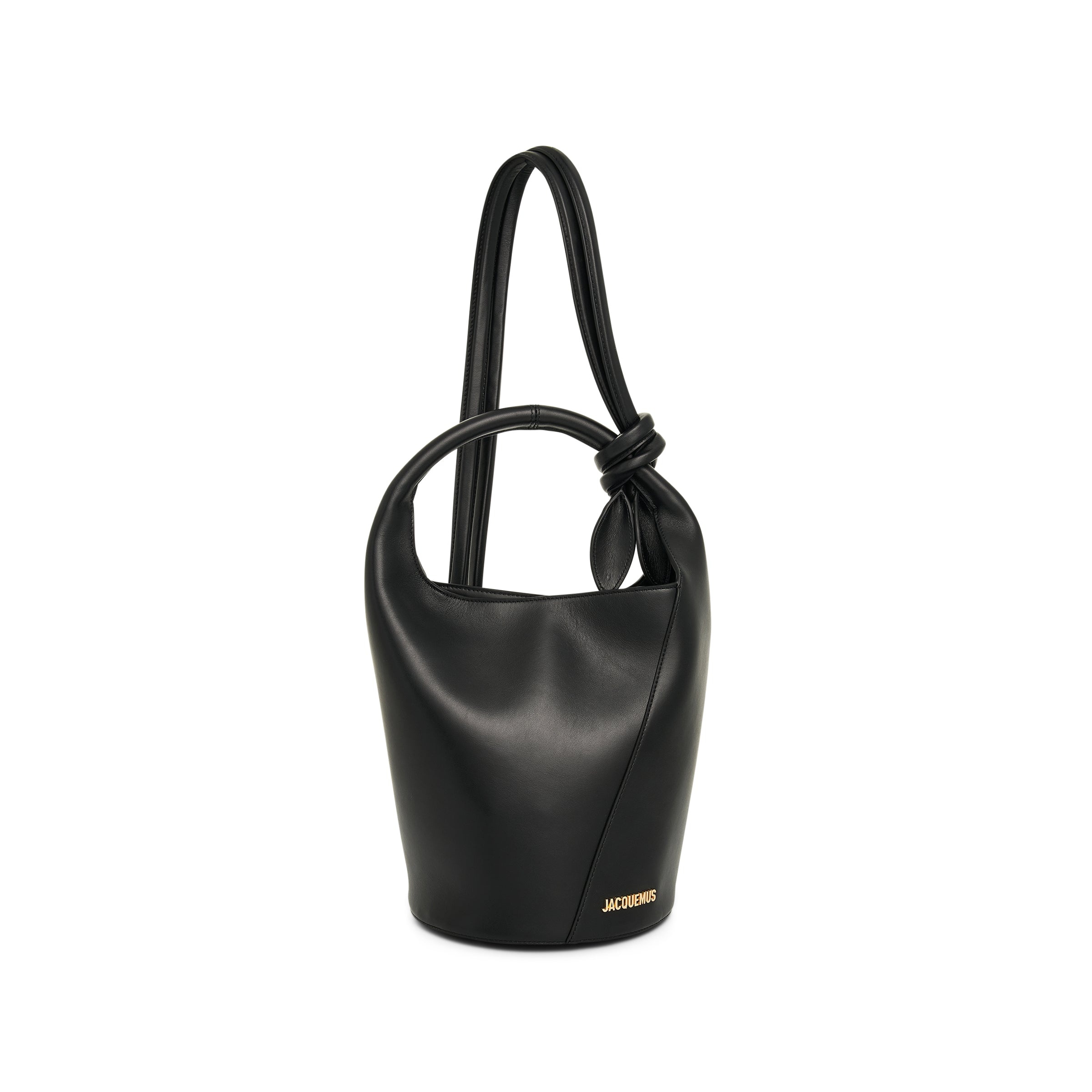 Le Petit Tourni Leather Bag in Black - 1