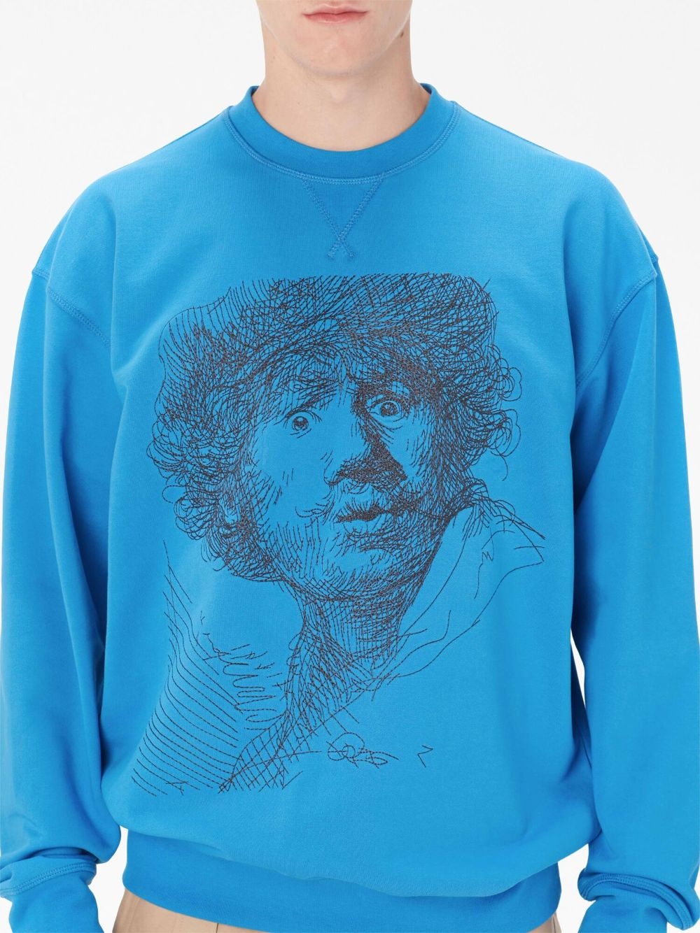 Rembrandt embroidered sweatshirt - 6