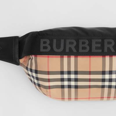 Burberry Vintage Check Nylon Sonny Bum Bag outlook