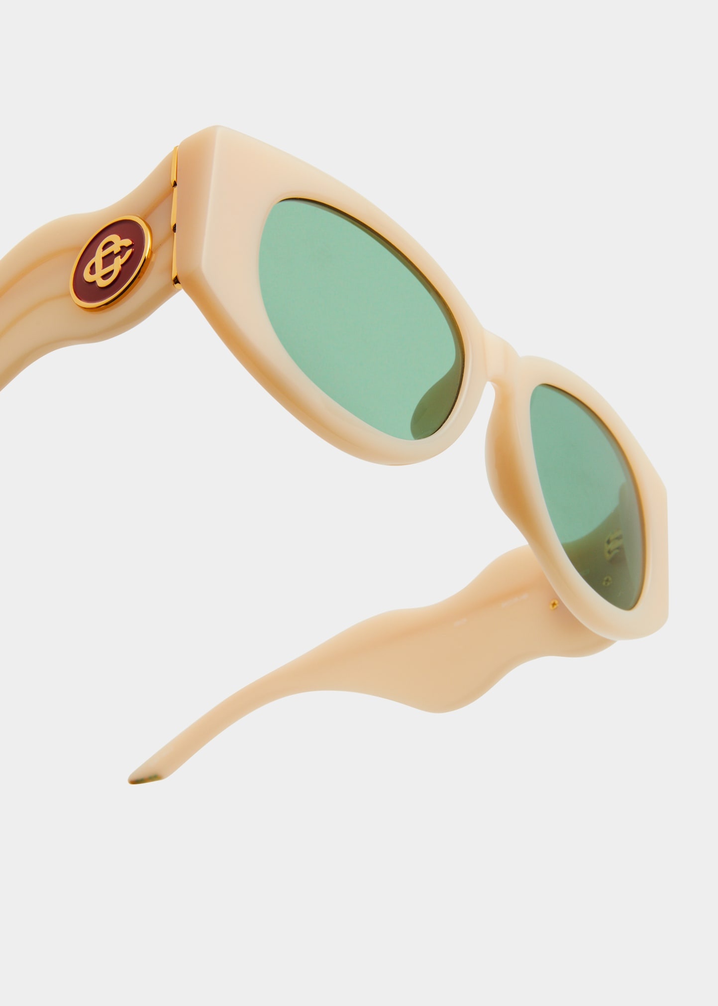 Men's Wave Sun Monogram Oval Sunglasses - 4