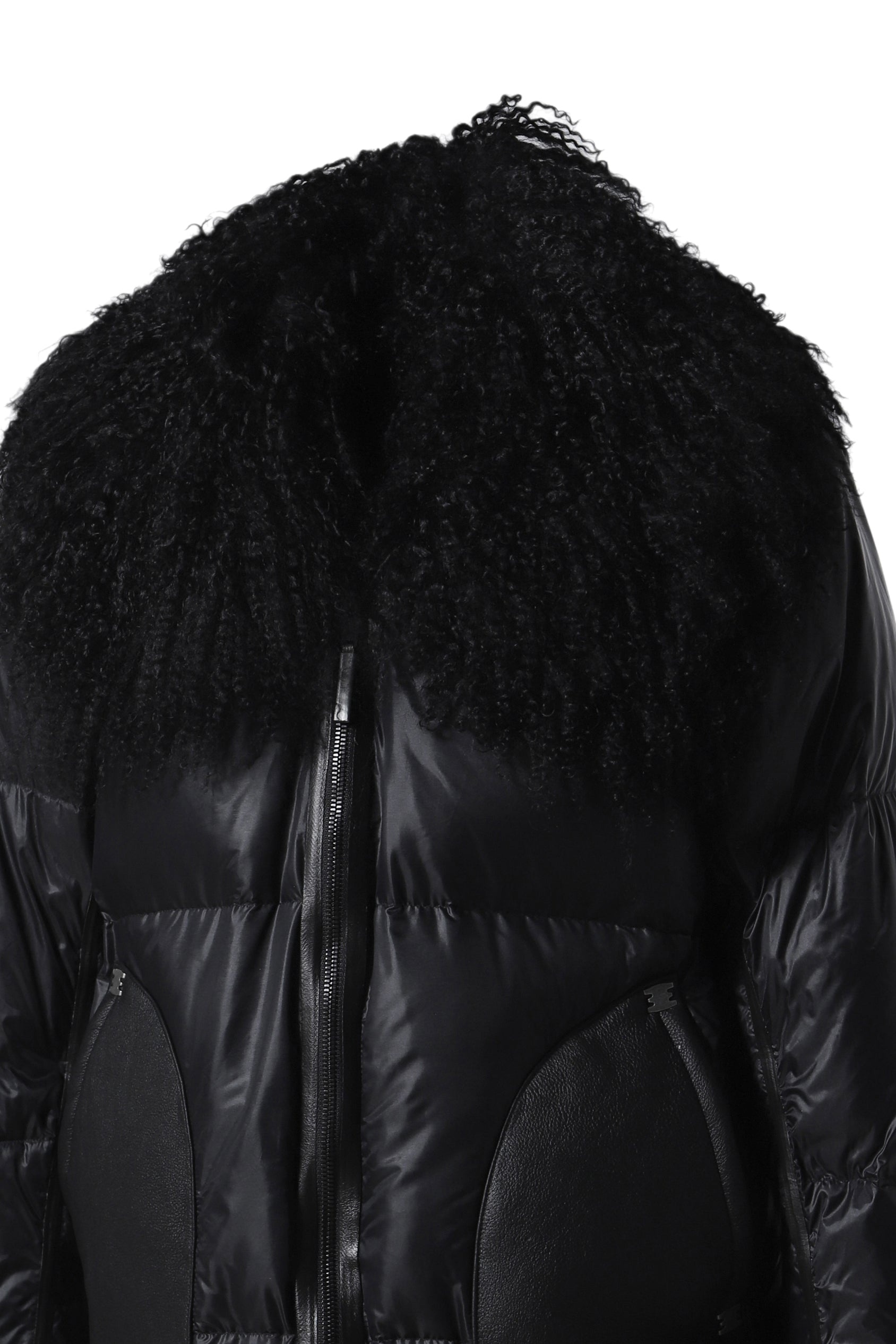 "ARROGANT" LONG DOWN JACKET / BLK - 8