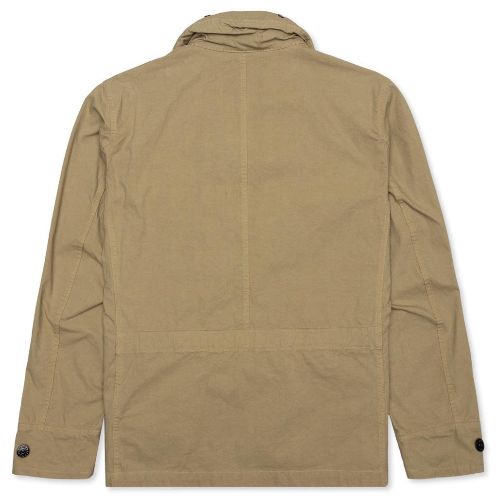 STONE ISLAND CENTER PATCH LOGO JACKET - DARK BEIGE - 2