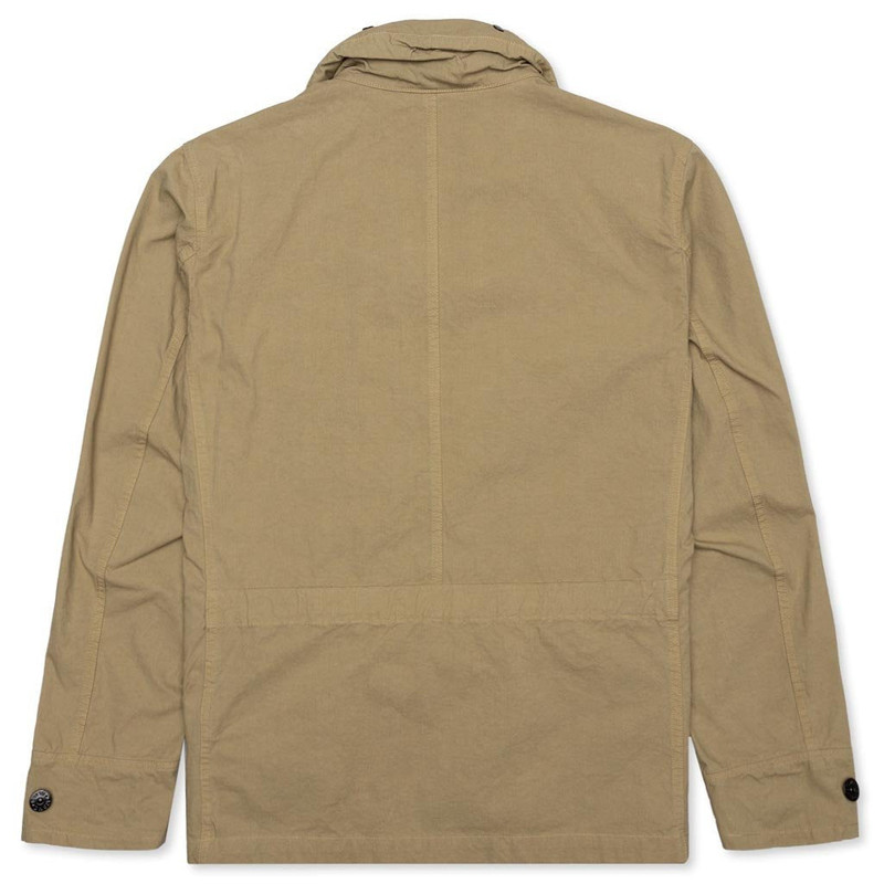 Stone Island STONE ISLAND CENTER PATCH LOGO JACKET - DARK BEIGE outlook