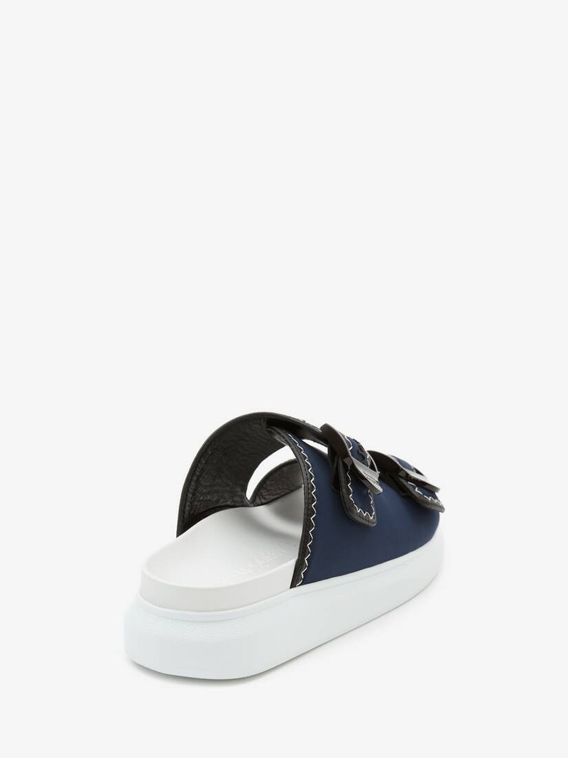 Alexander McQueen Hybrid Slide in White/blue outlook
