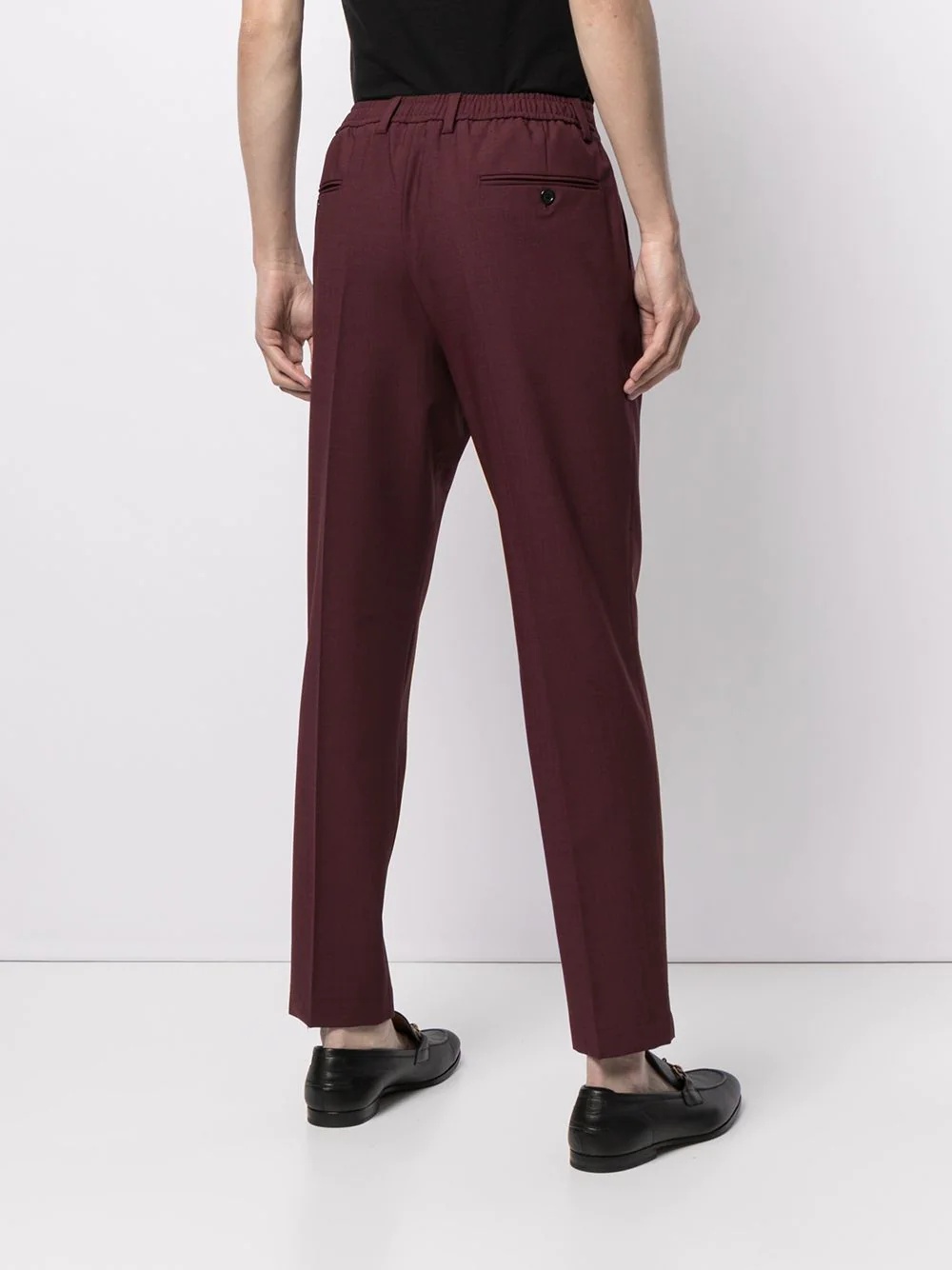 stretch-fit tailored trousers - 4