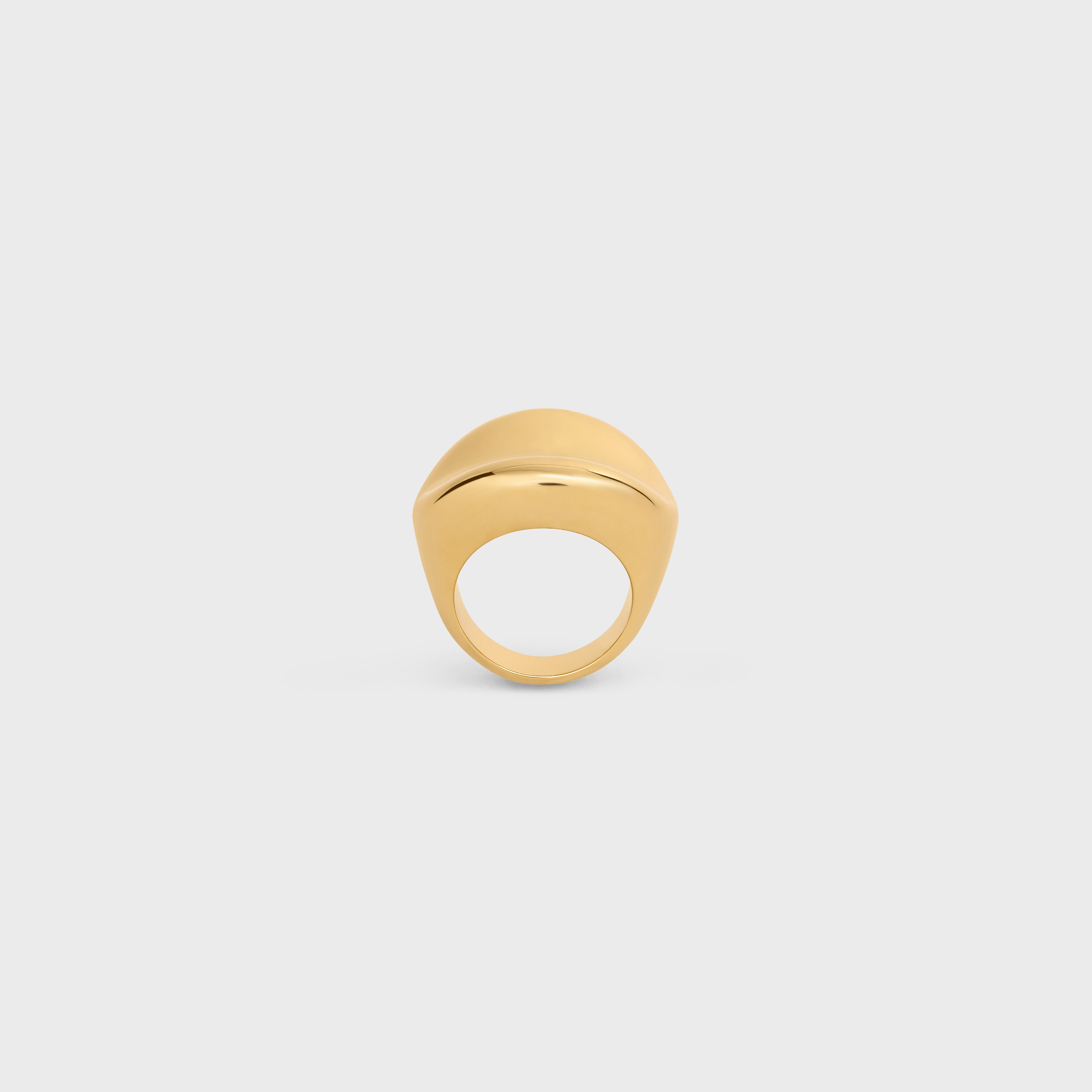 Formes Abstraites Cosmos Ring in Brass with Gold Finish - 1