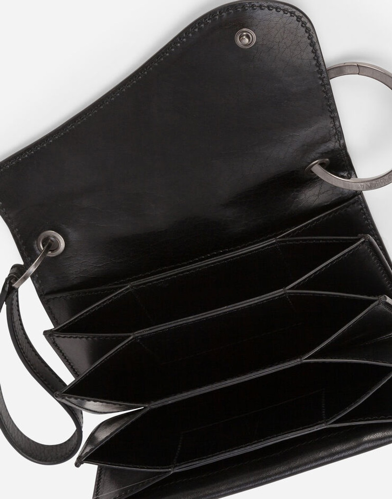 Small horsehide biker bag 4