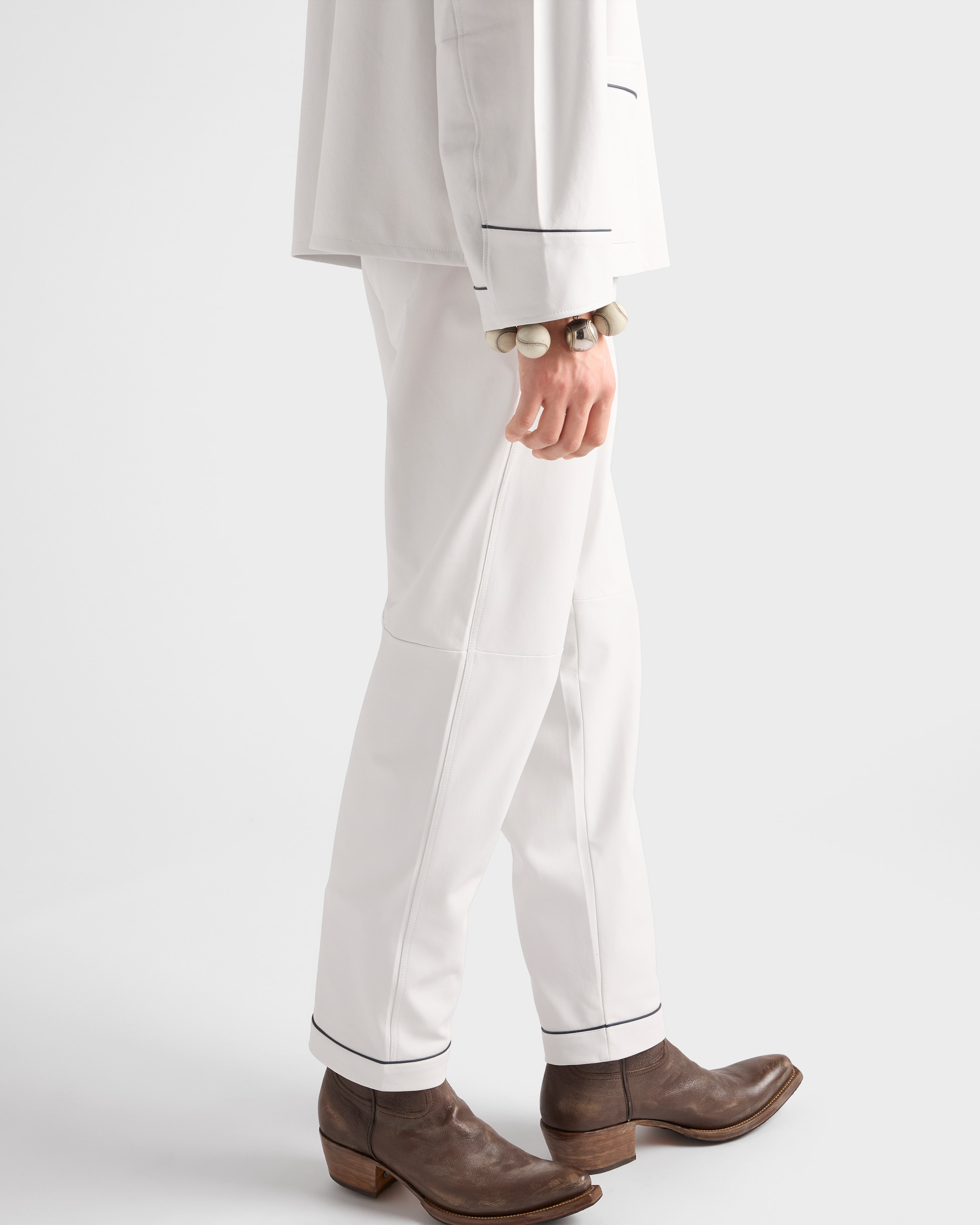 Nappa leather pants - 3
