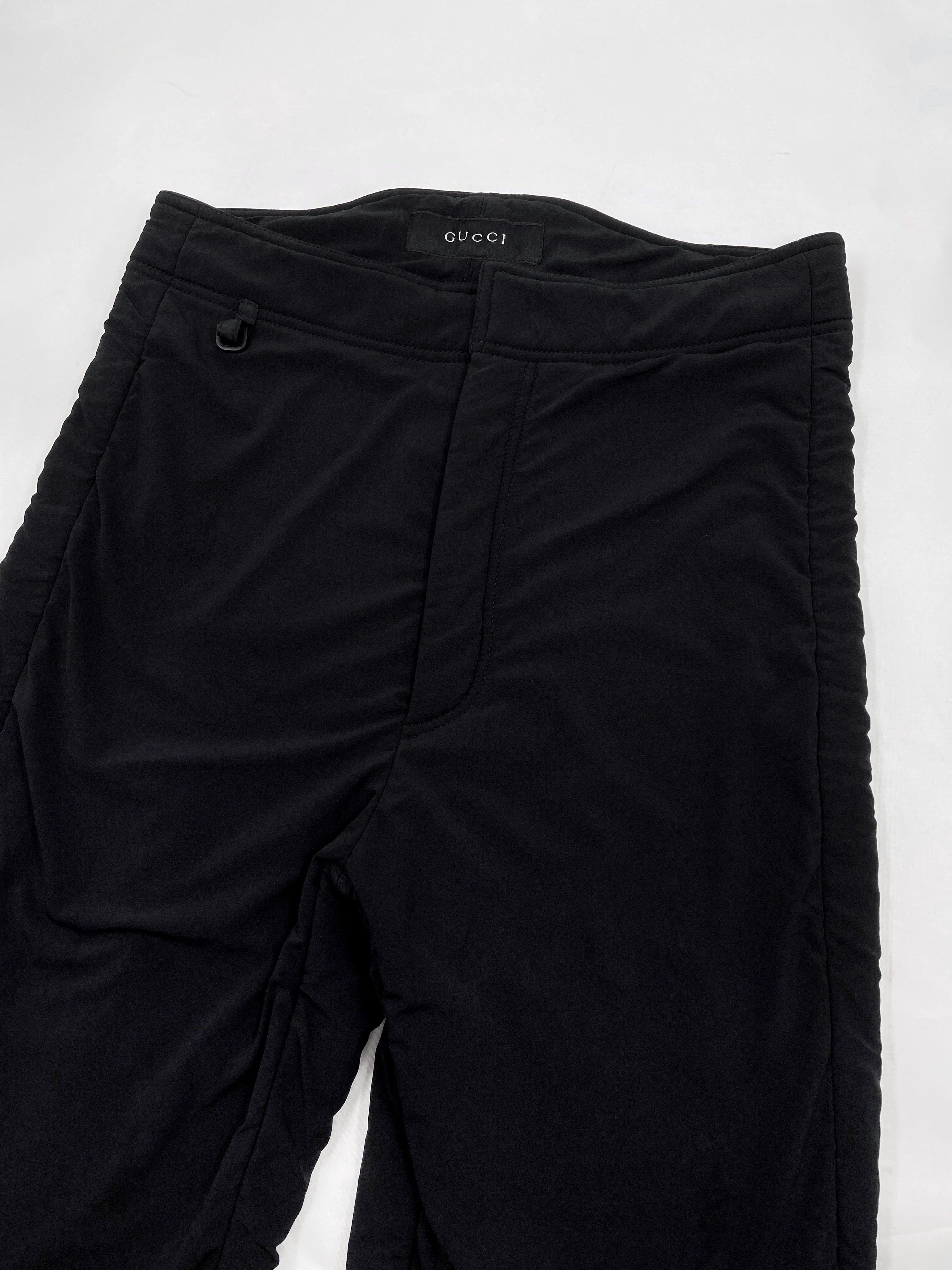 Gucci Fall 1999 Tom Ford Men’s Black Padded Ski Pants 46 - 7
