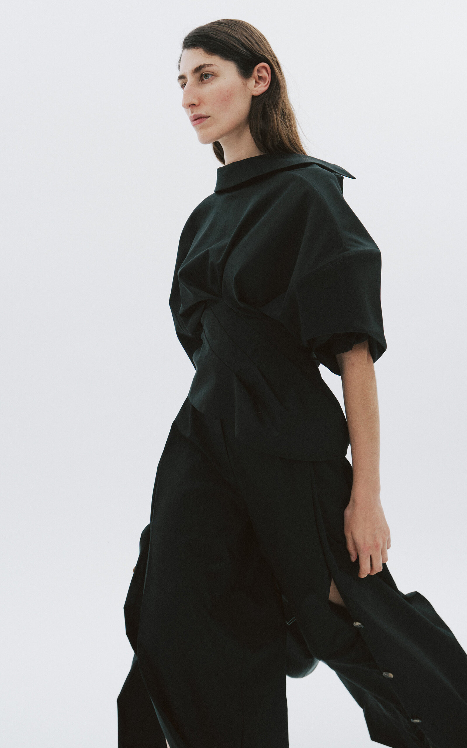 Full Split Wide Leg Pants black - 4