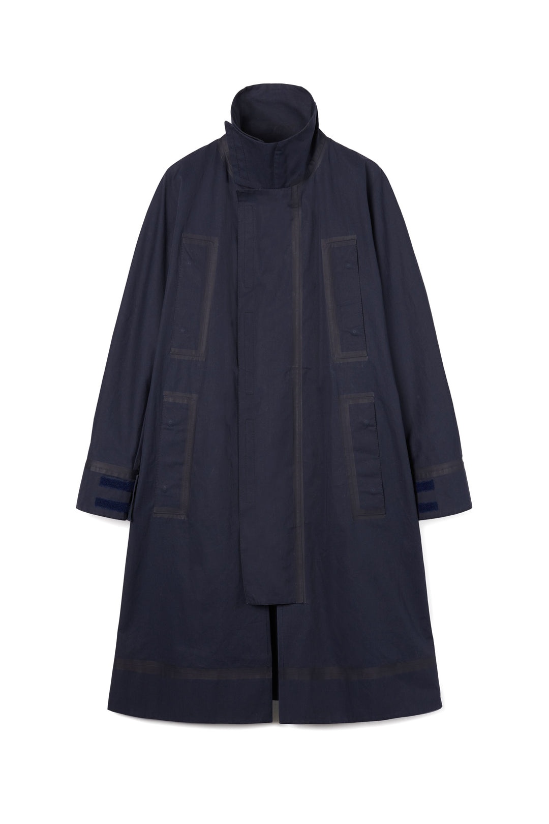 HIGH NECK PARKA / dark blue - 1