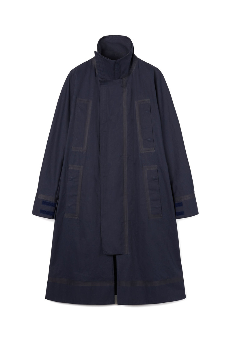 HIGH NECK PARKA / dark blue 1