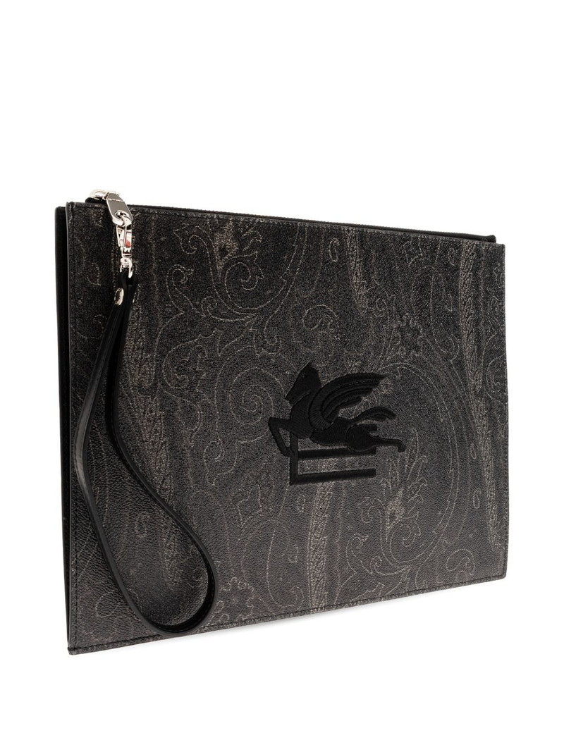 logo-detail clutch bag 4
