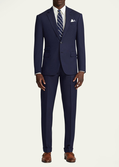 Ralph Lauren Men's Kent Hand-Tailored Pinstripe Suit outlook