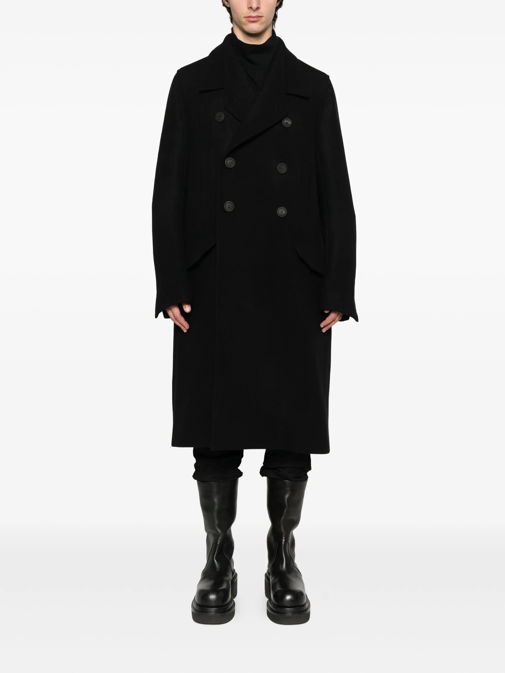 Rick Owens Double-breasted Coat - 2