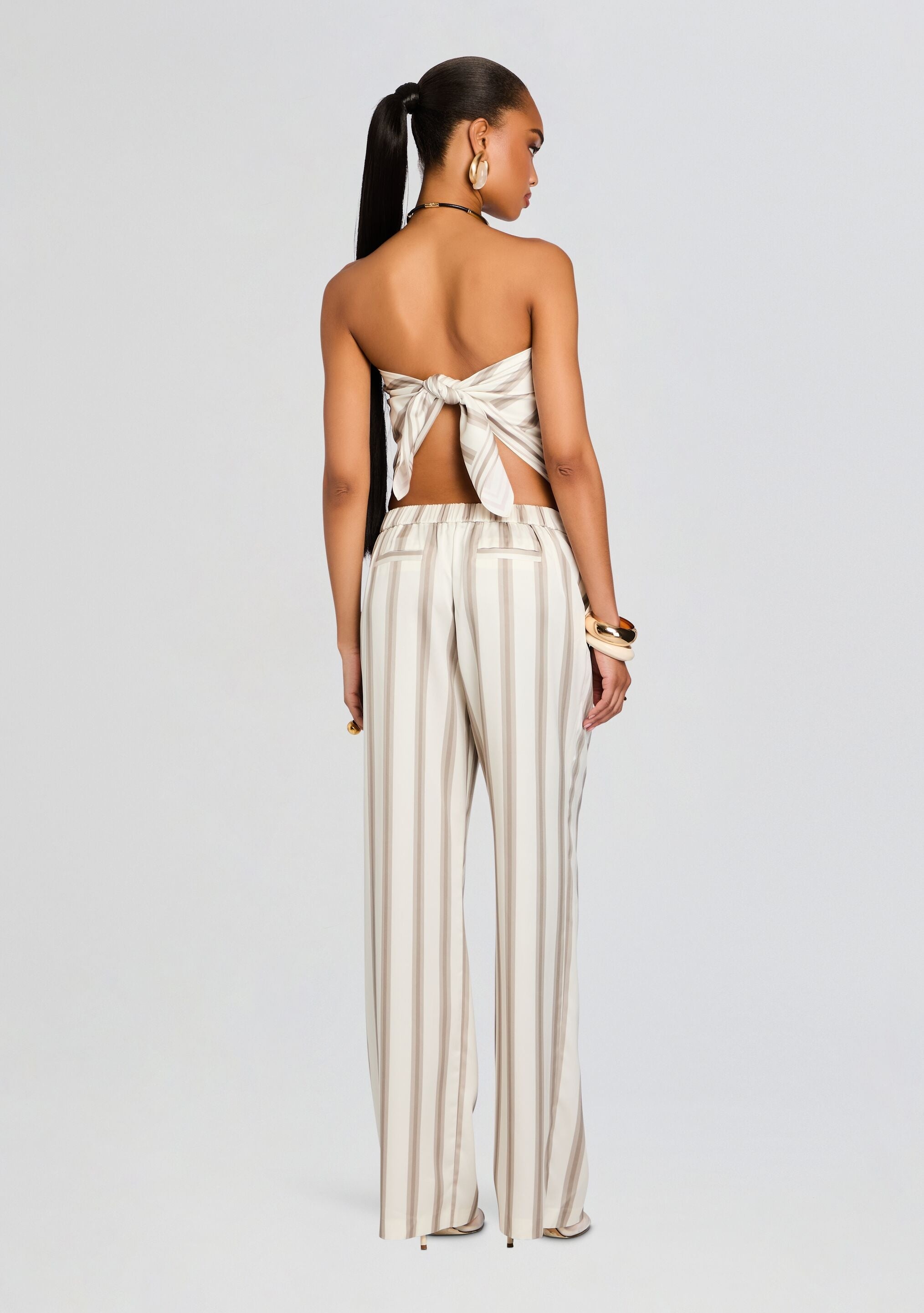 MARLOWE SATIN PANT - 4