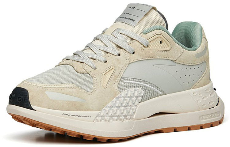 (WMNS) ANTA Running Series Sneakers 'Beige Green Grey' 122225560A-1 - 2