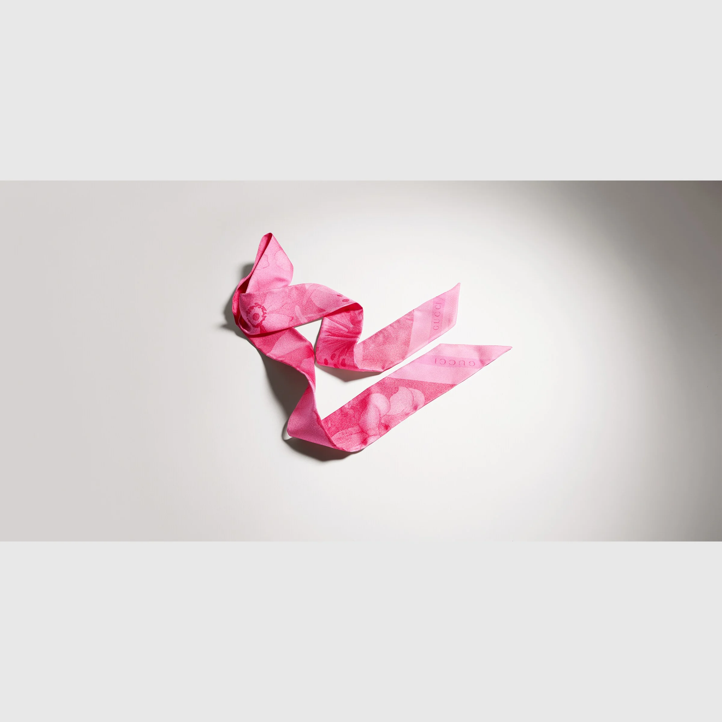 Printed silk twill ribbon - 1