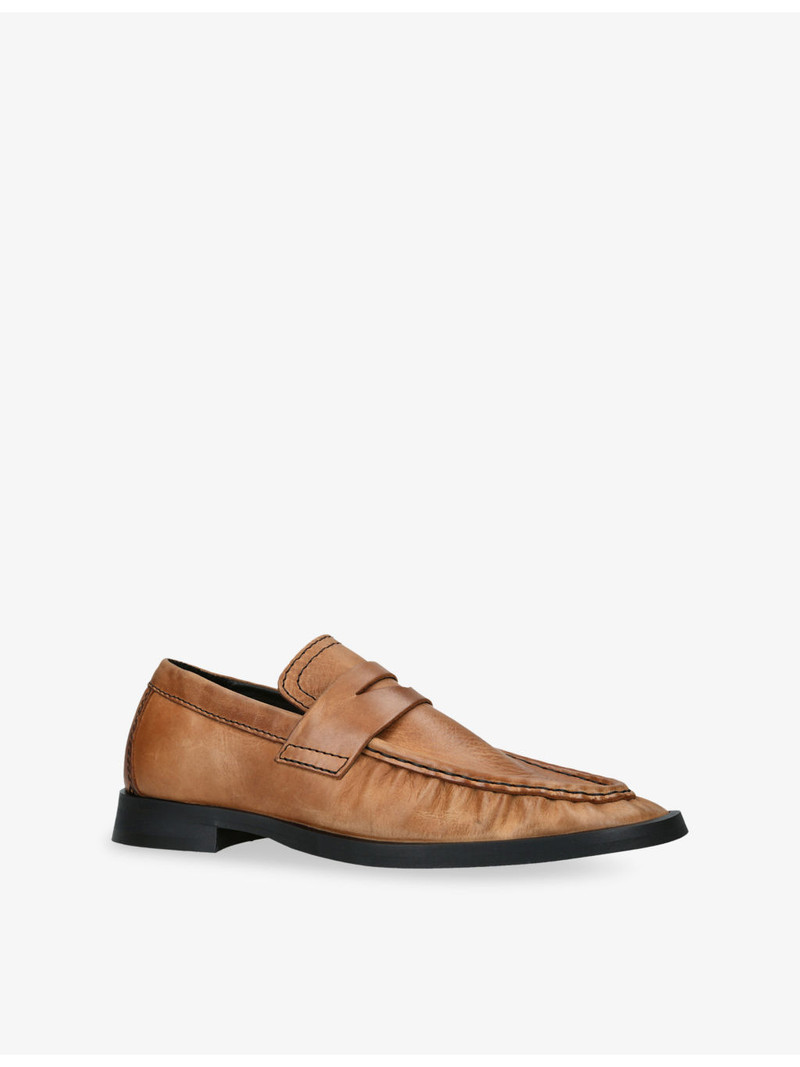 Zita Leather Loafers 3
