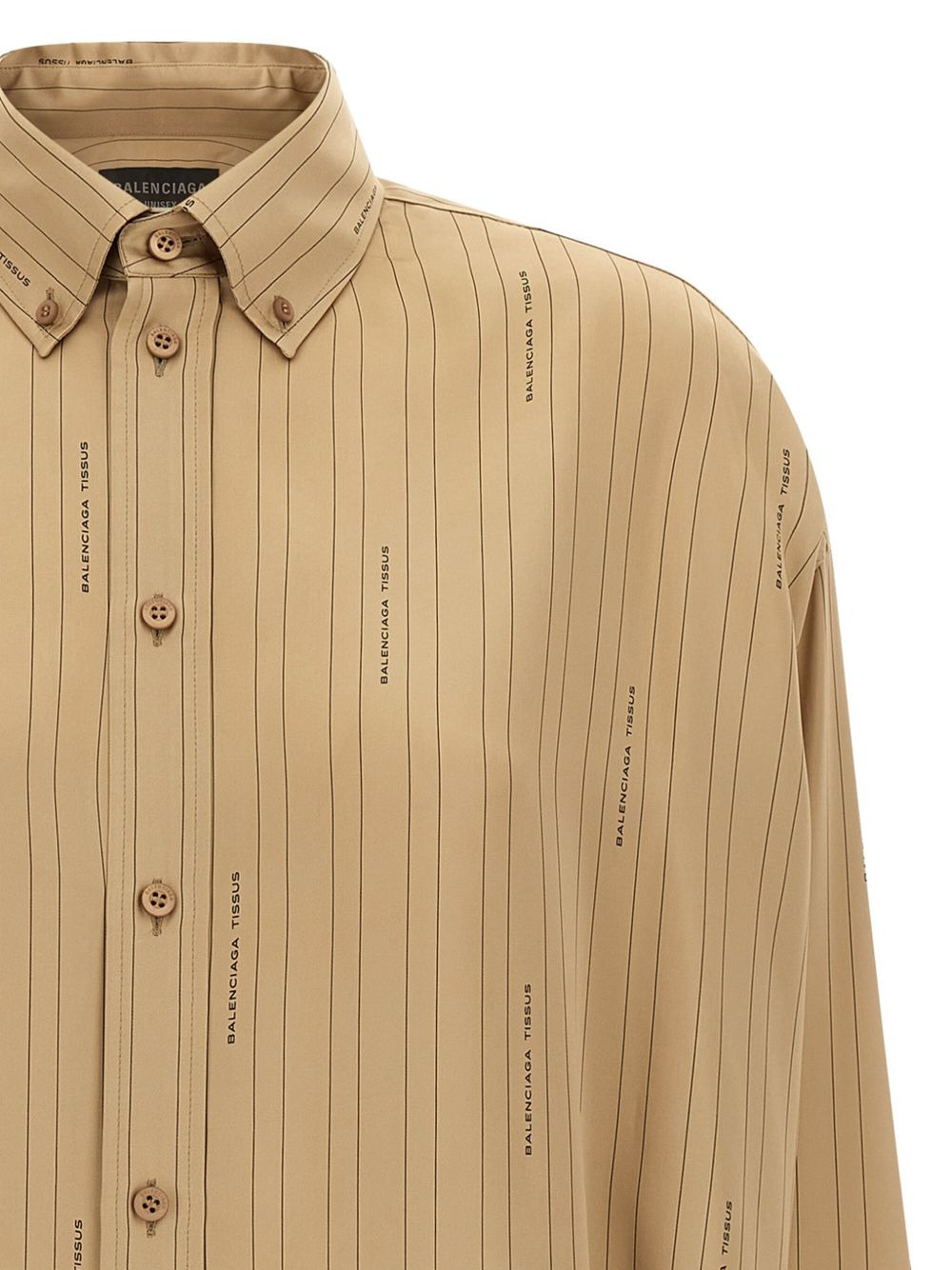 logo-striped shirt - 4