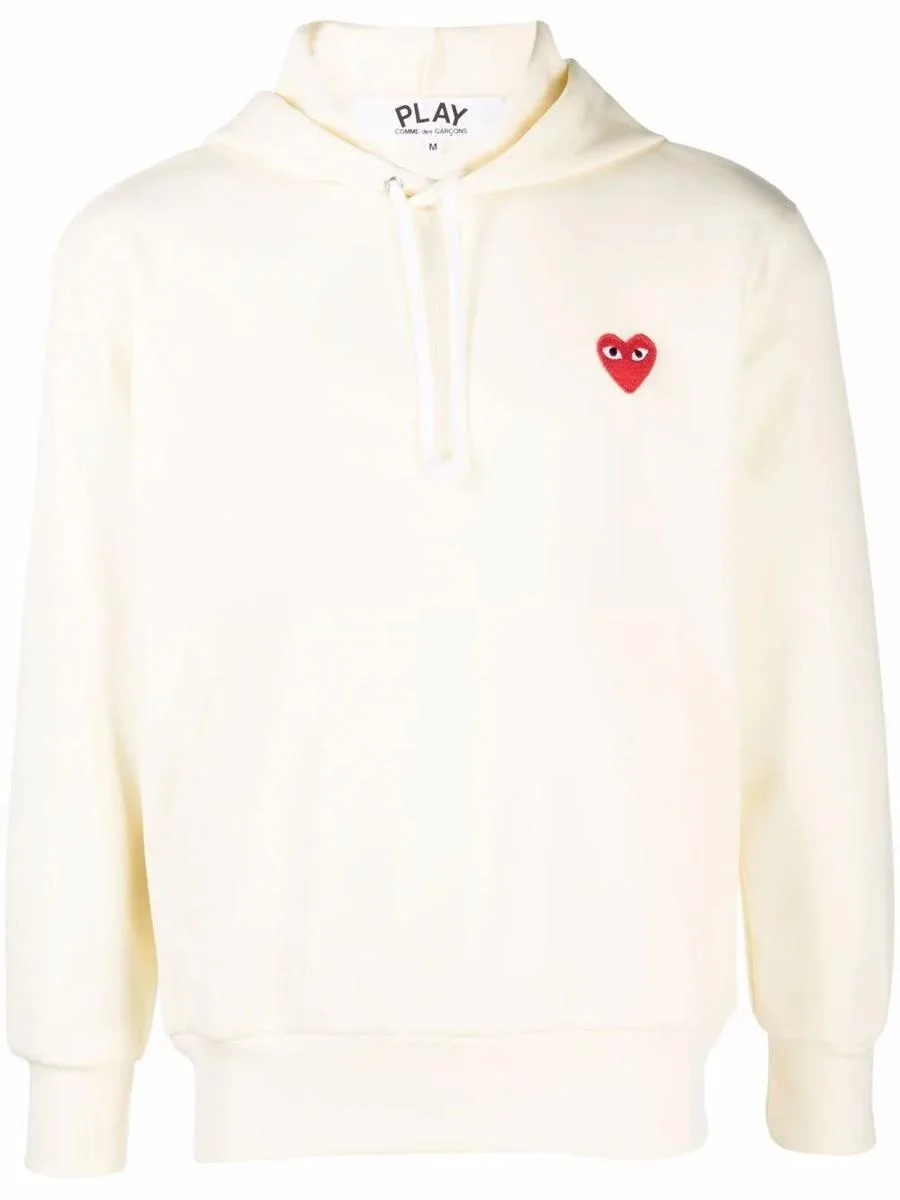 Comme Des Garçons Play COMME DES GARÇONS PLAY HEART LOGO SWEATSHIRT CLOTHING - 1
