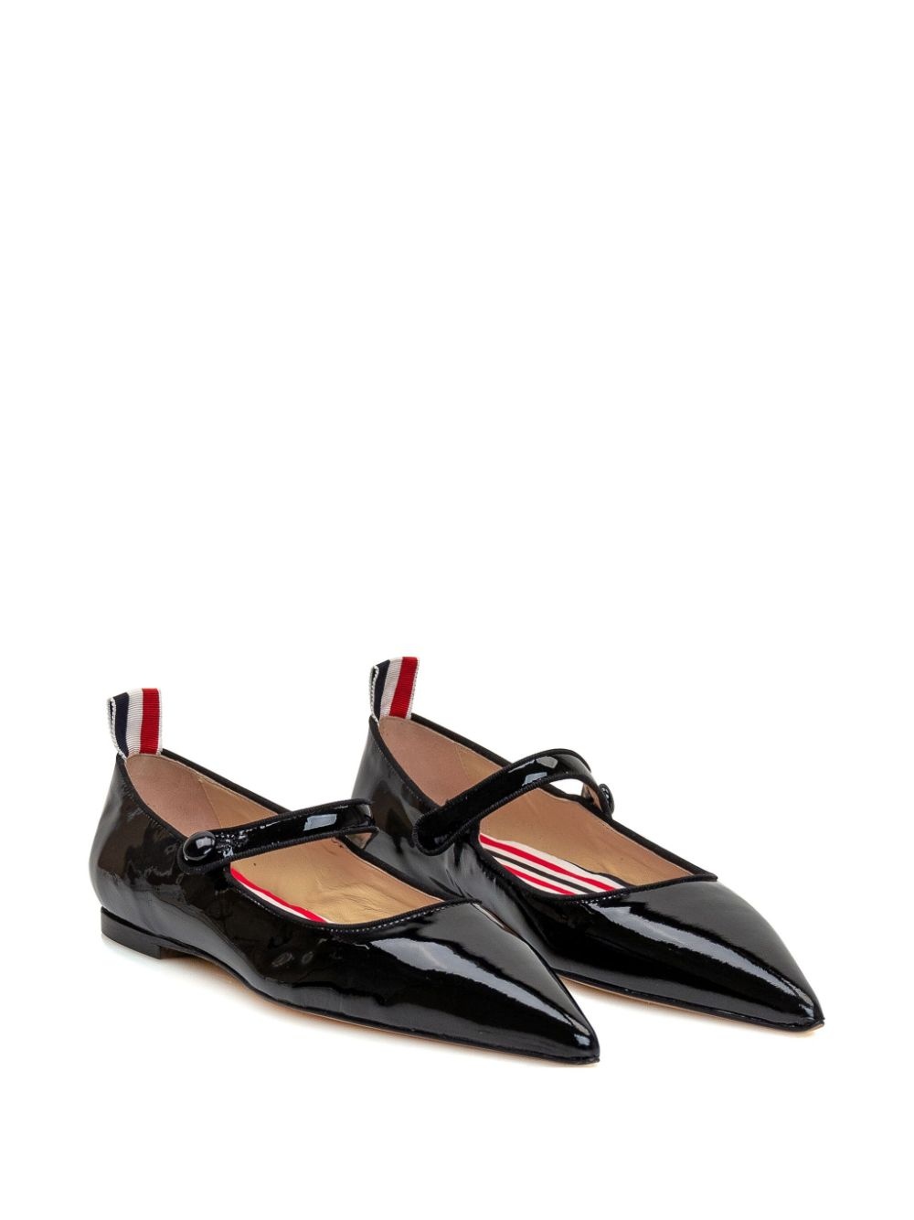 POINTED THOM JOHN FLAT IN SOFT PATENT LEATHER - 2
