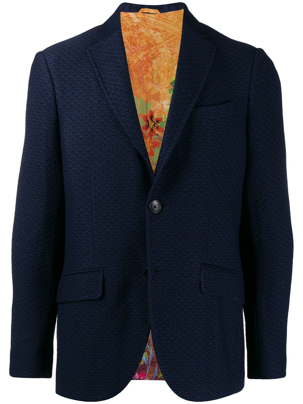 textured blazer - 1