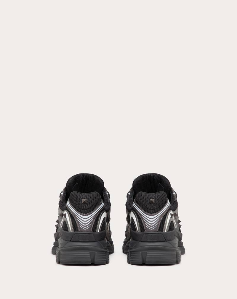 MS-2960 LOW-TOP SNEAKER IN FABRIC AND CALFSKIN 3